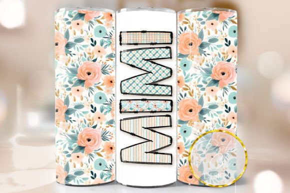 Floral Mimi Tumbler Wrap PNG Sublimation Review