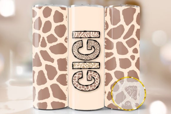 Gigi 20 Oz Tumbler Wrap PNG Animal Print Review