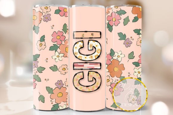 Gigi Mothers Day Skinny Tumbler Wrap PNG Review