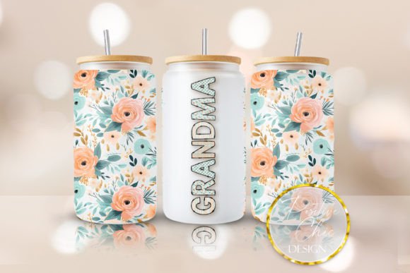 Grandma Glass Can Wrap PNG UVDTF Cup PNG Review