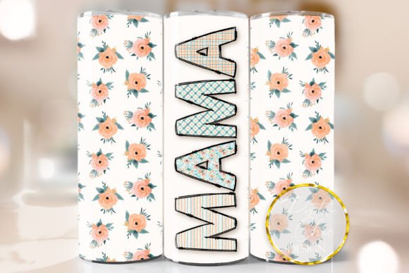 Mama Floral Tumbler Wrap Sublimation PNG Review