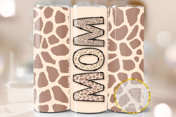 Mom 20 Oz Tumbler Wrap PNG Animal Print Review