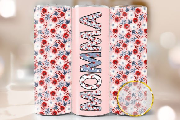 Momma Tumbler Wrap Floral Mother Day PNG Review