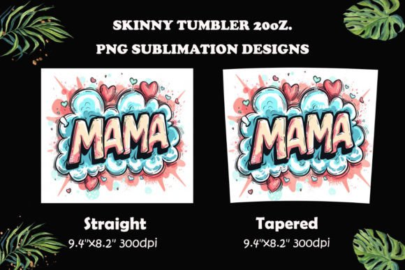 Mother's Day Mama Tumbler Wrap Design Review