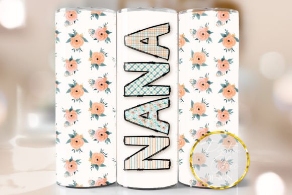 Nana Floral Tumbler Wrap Flowers Design Review