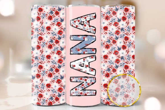 Nana Skinny Tumbler Wrap Sublimation PNG Review