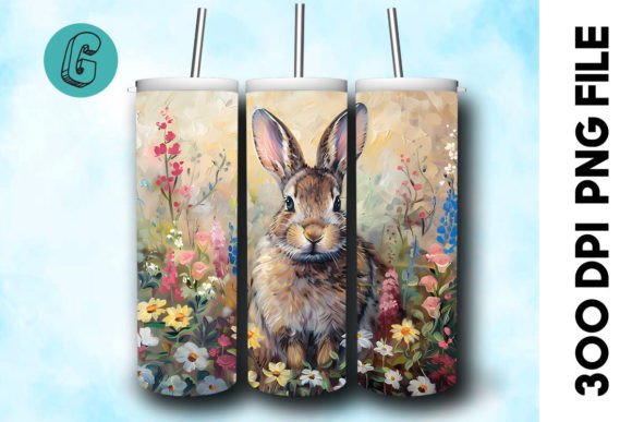 Oil Paint Easter Bunny Tumbler Wrap 37 Review