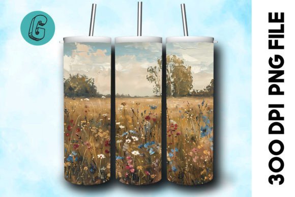 Oil Paint Wildflowers Tumbler Wrap 32 Review