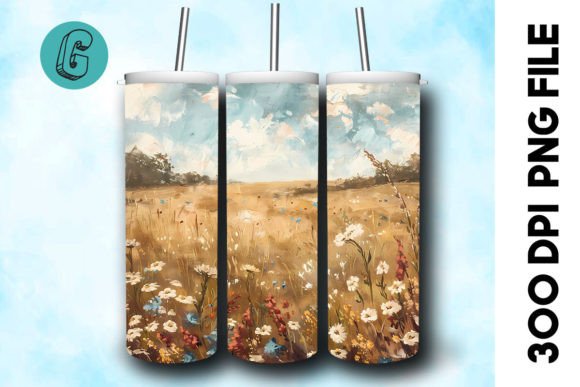 Oil Paint Wildflowers Tumbler Wrap 40 Review