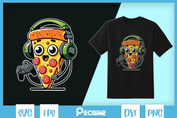 Pizza Gamer Video Games Funny SVG Review