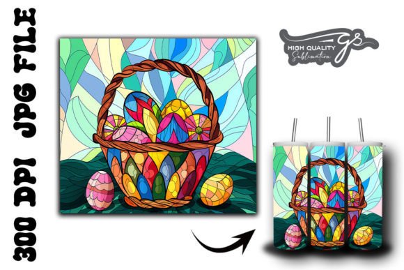 Stained Glass Easter Egg Tumbler Wrap 32 Review