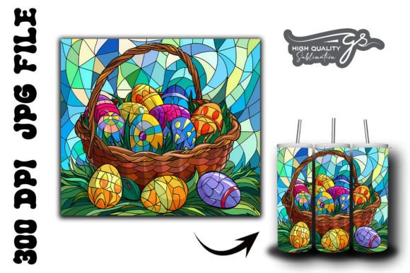 Stained Glass Easter Egg Tumbler Wrap 35 Review