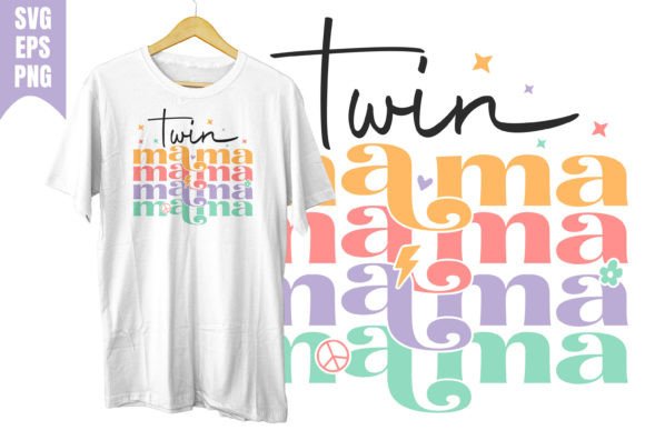 Twin Mama Love Svg Retro Groovy Review